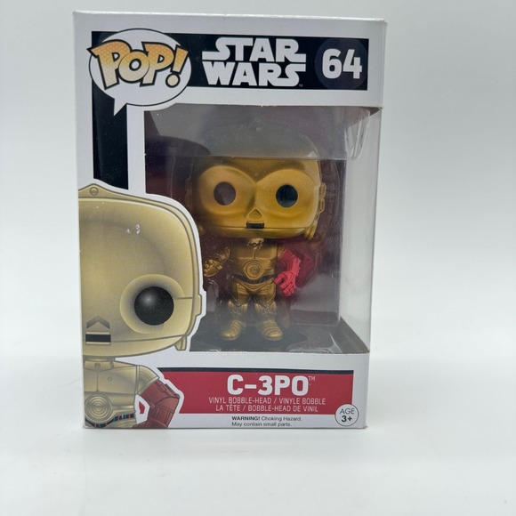 Funko Other - Funko Pop Star Wars C-3PO #64 The Force Awakens Sealed w/ Protector